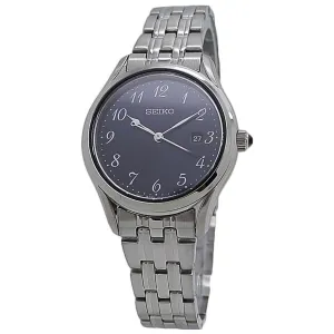 Seiko Neo Classic Quartz Blue Dial Ladies Watch SUR641