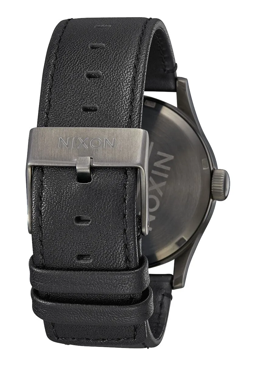 Sentry Leather - Gunmetal/Black