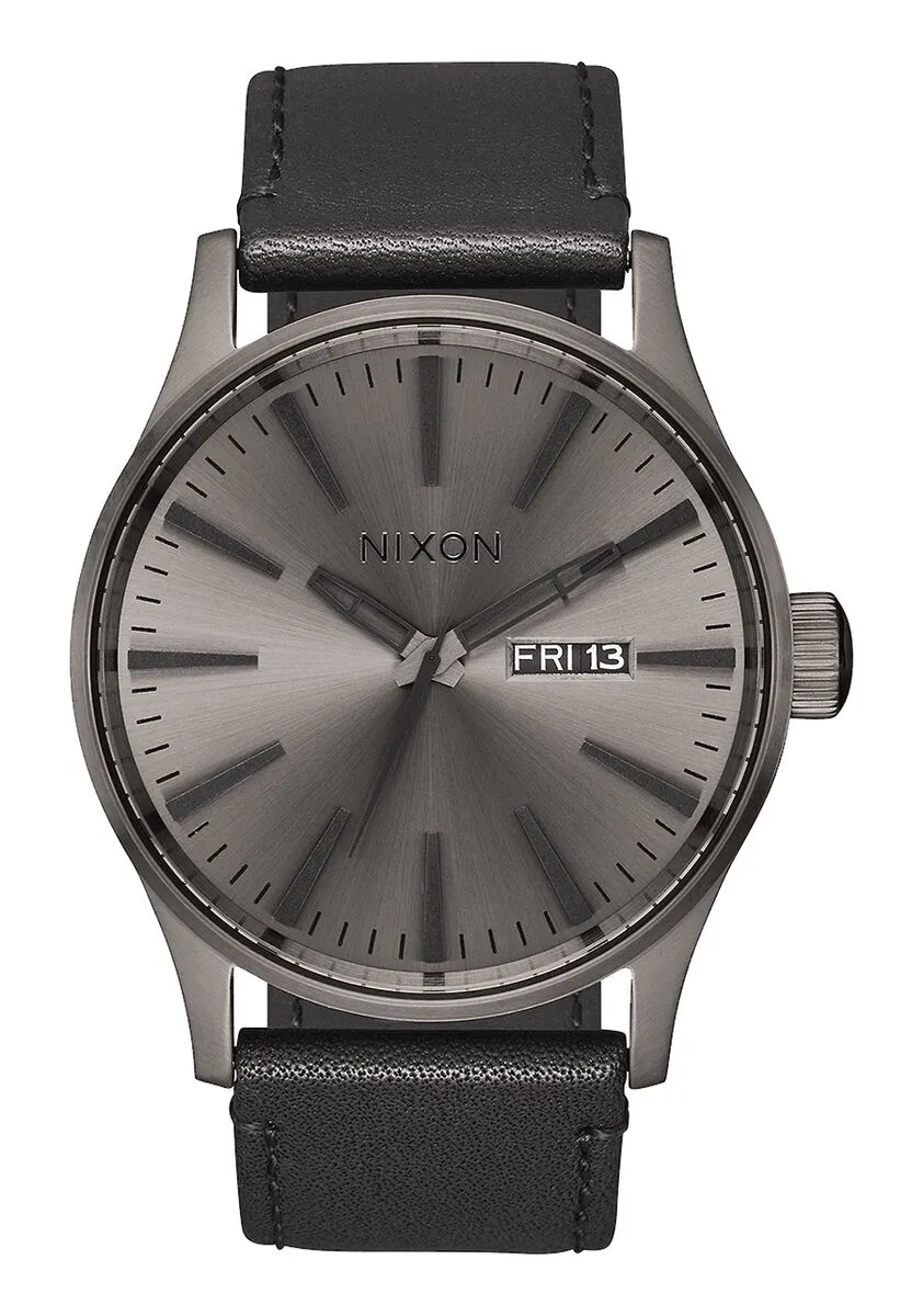 Sentry Leather - Gunmetal/Black
