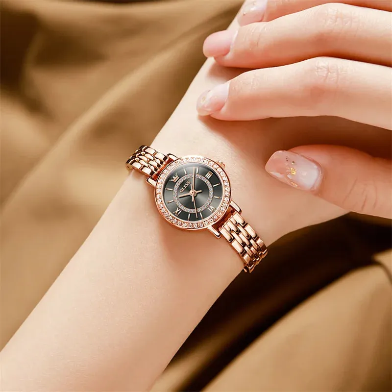 Sweston™ Rose Gold Women’s Quartz Watch – Elegant