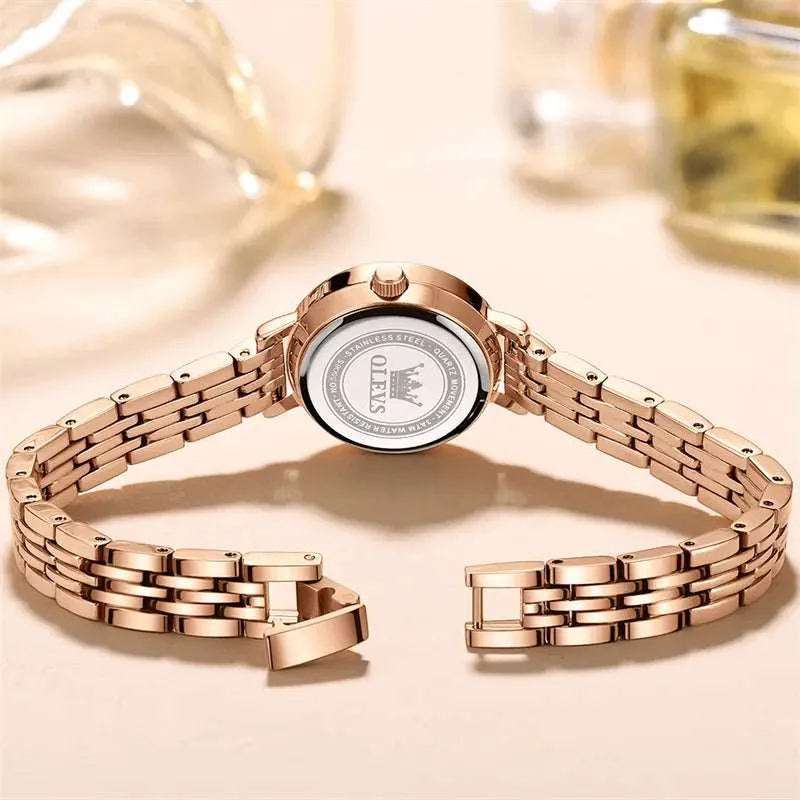 Sweston™ Rose Gold Women’s Quartz Watch – Elegant
