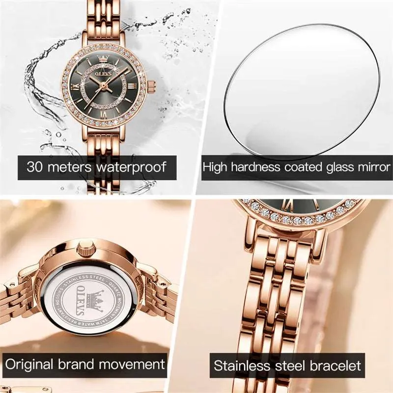 Sweston™ Rose Gold Women’s Quartz Watch – Elegant