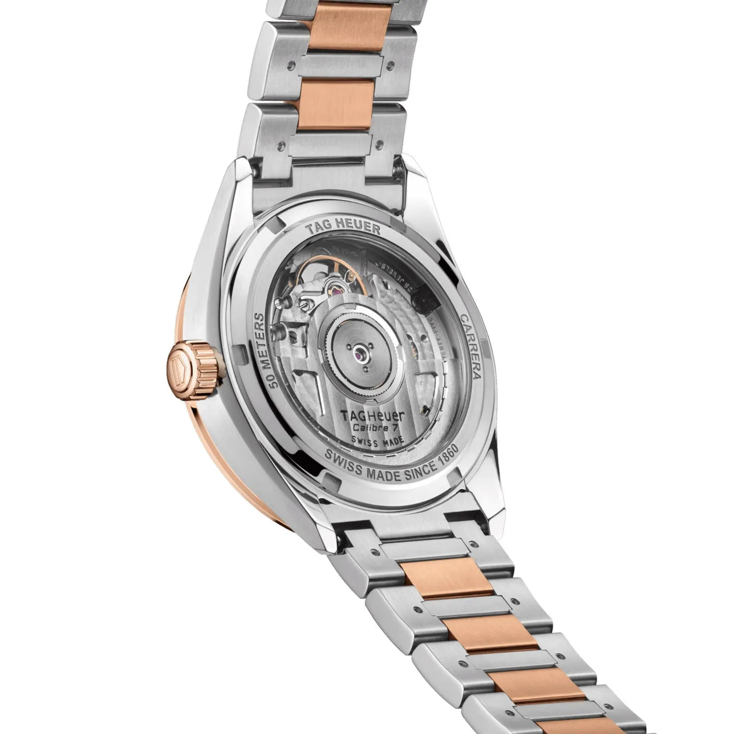 Tag Heuer Carrera Ladies White Diamond Automatic Watch WBN2351.BD0000