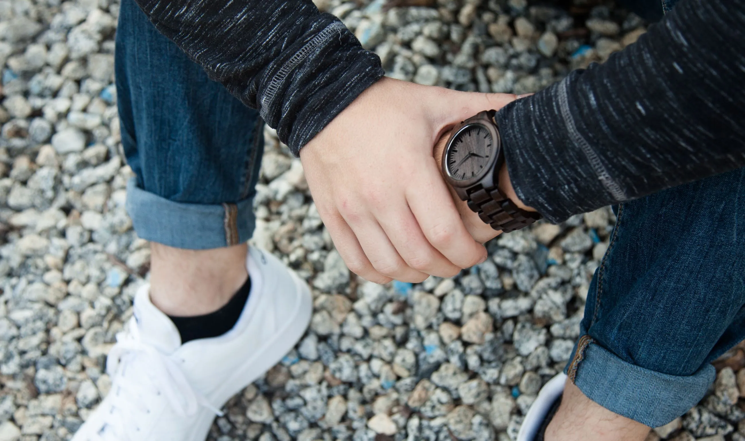 The Ridge Ebony | Wood Watch