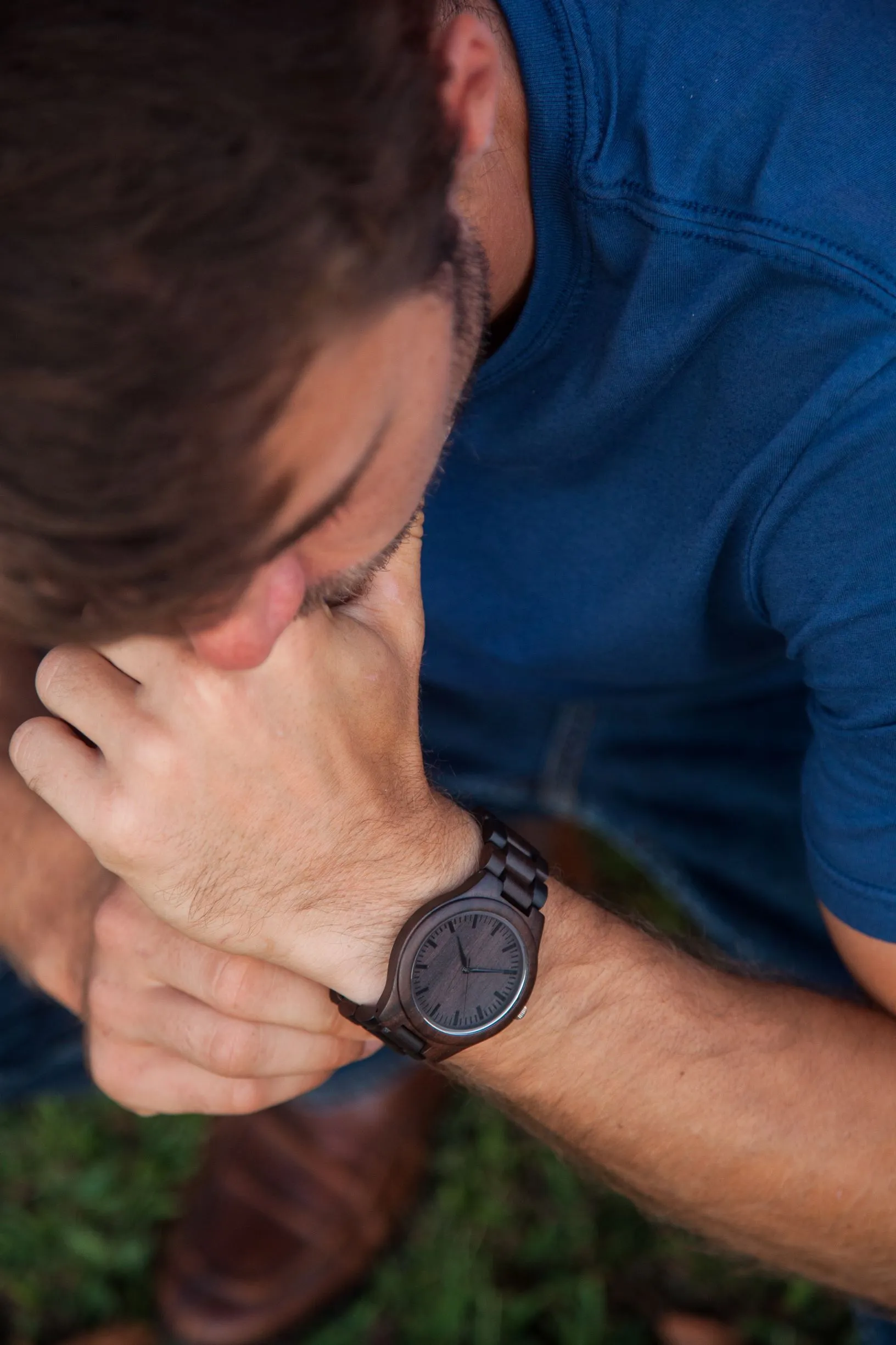 The Ridge Ebony | Wood Watch