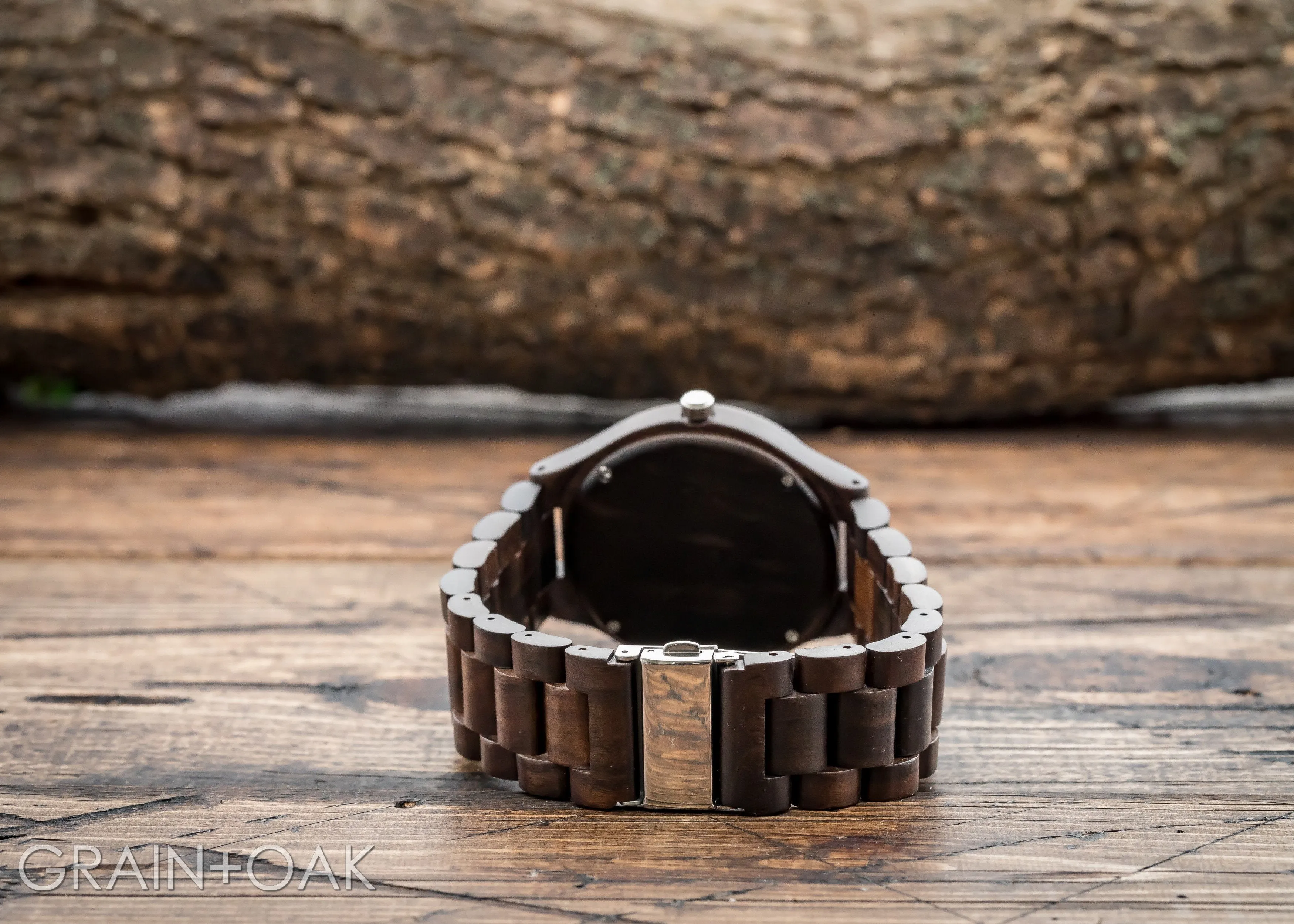 The Ridge Ebony | Wood Watch