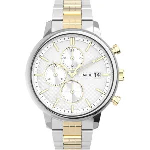 Timex Silver-Tone Dial Analog Men Watch - TW2V01800