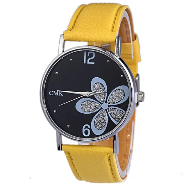 Top Brand Luxury Classic Women's Casual Quartz Leather Band Strap Watch Round Analog Clock Wrist Watches