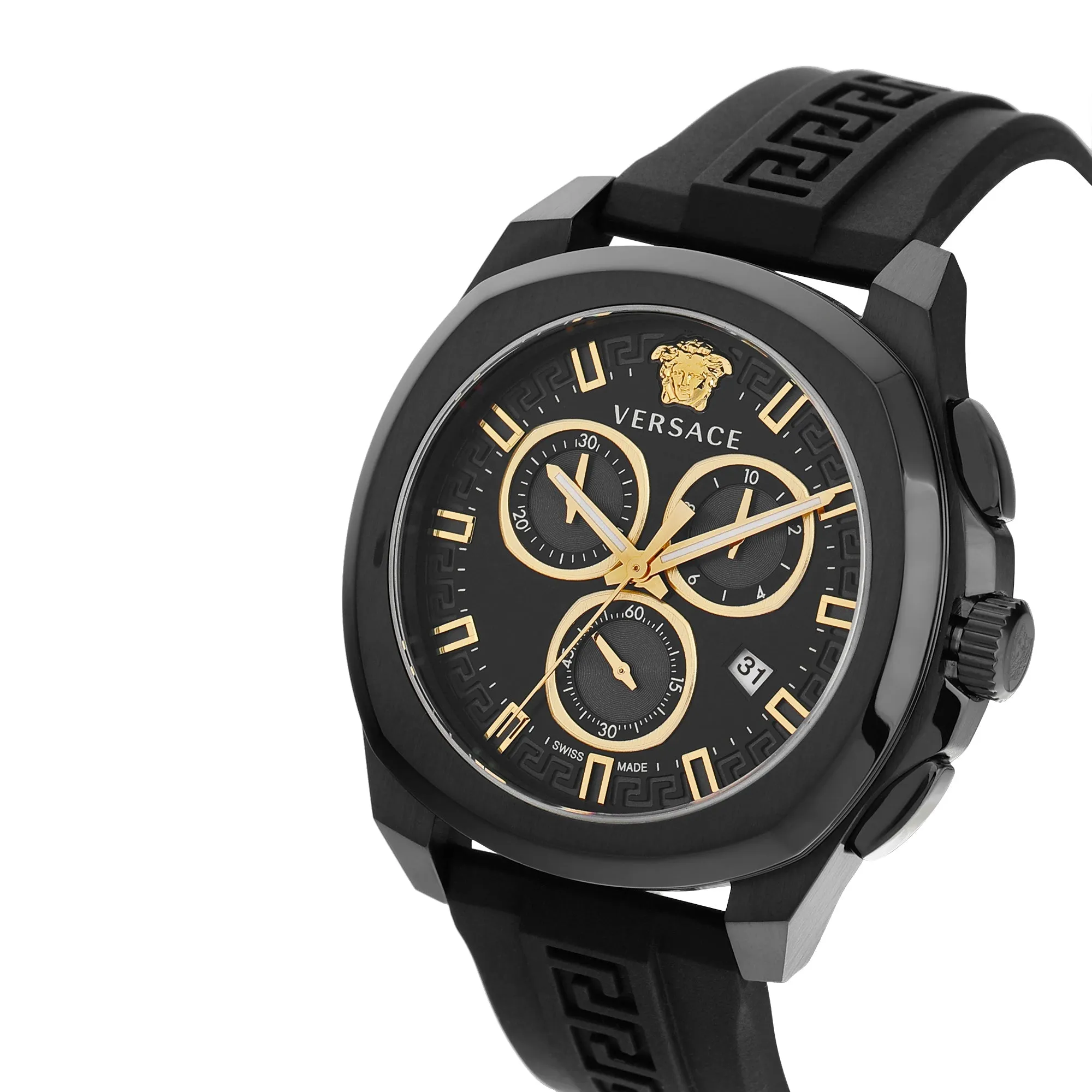 Versace Black Dial Analog Men Watch - VE7CA0523