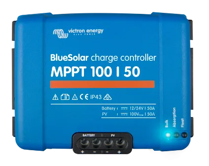 VICTRON BLUESOLAR (NO BLUETOOTH) 100/50 MPPT CHARGE CONTROLLER