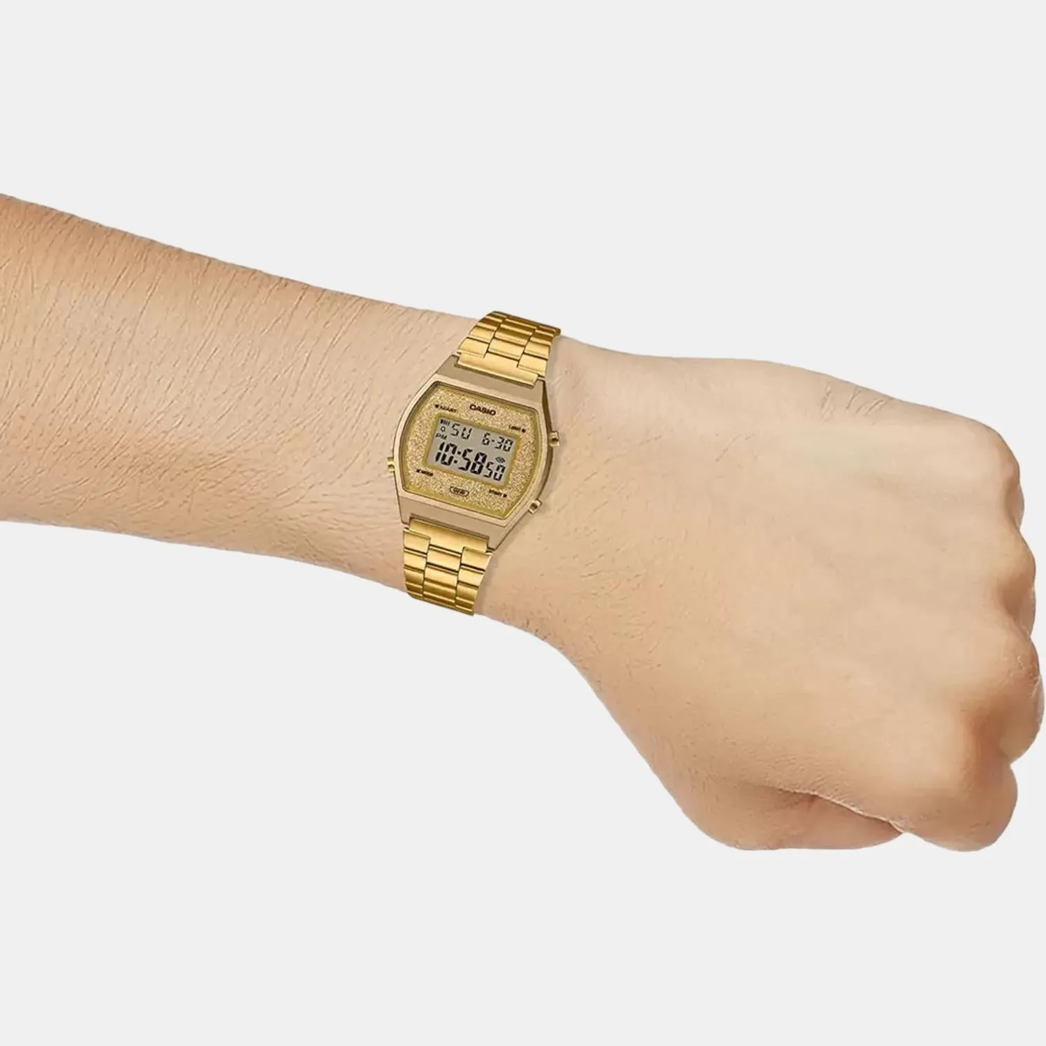 Vintage Unisex Digital Stainless Steel Watch D188 - B640WGG-9DF