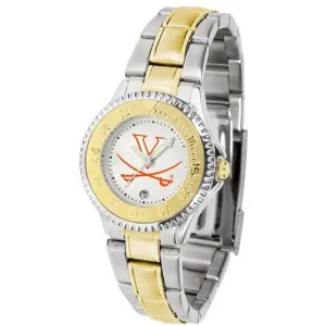 Virginia Cavaliers Ladies Competitor Two-Tone Band Watch
