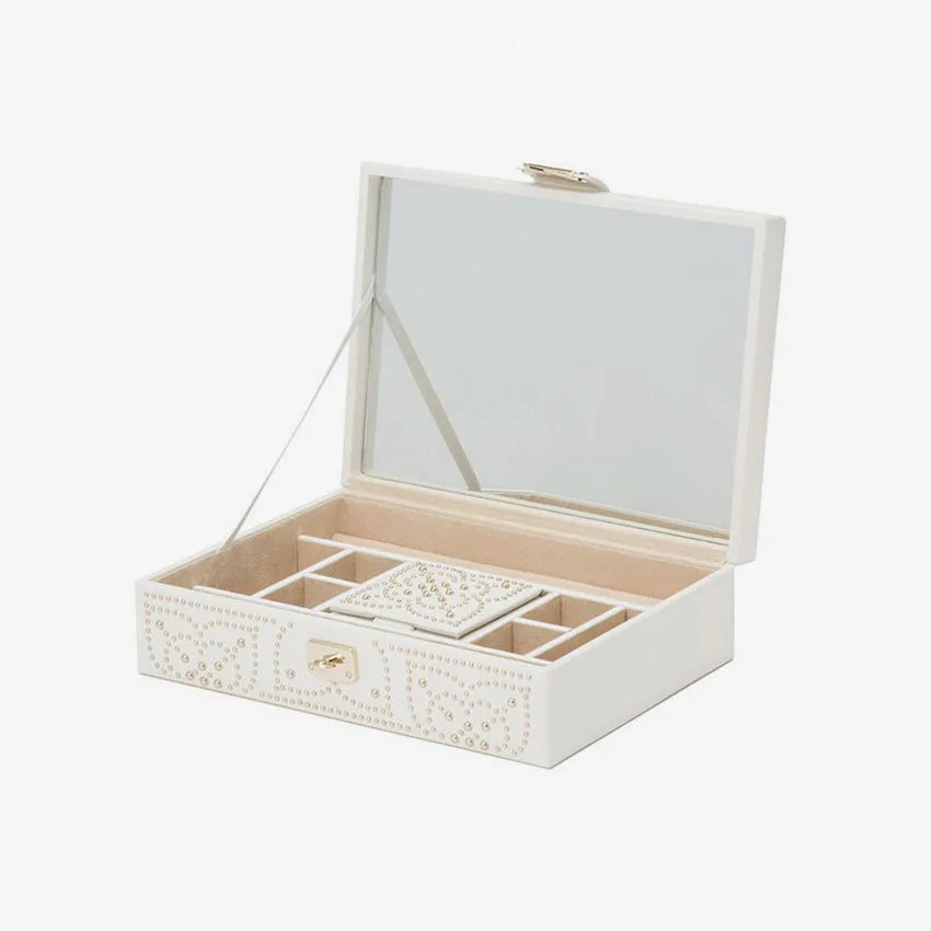 Wolf 1834 | Marrakesh Small Jewelry Box - Cream