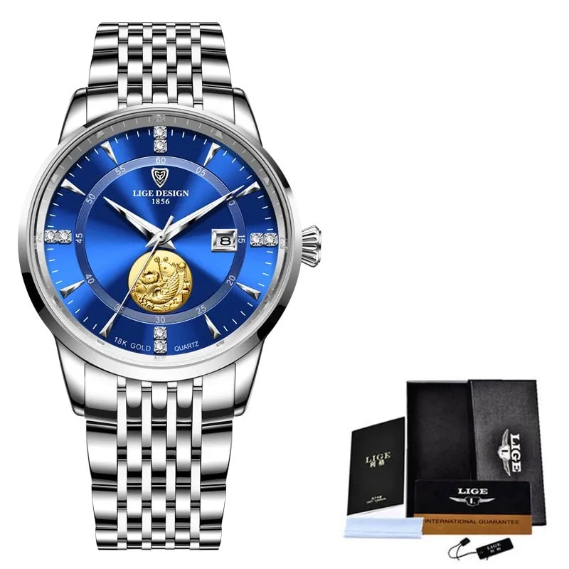 Women Watch Brand Fashion Ladies Watch Elegant Gold Steel Wristwatch