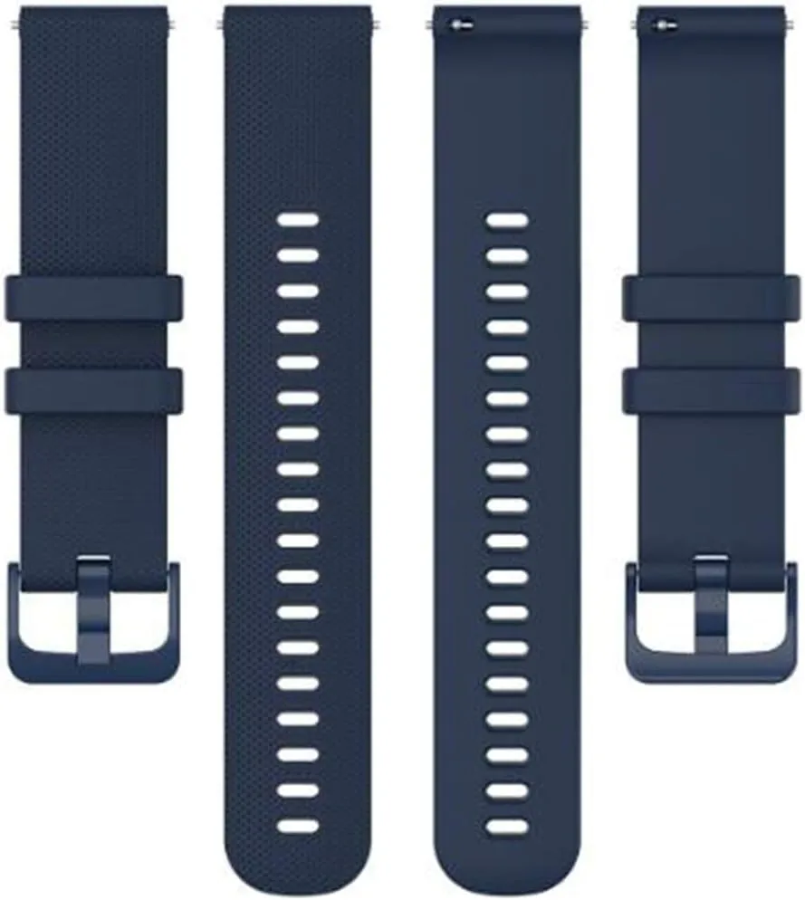 Wristology Easy Change Silicone Replacement Soft Rubber Watch Band - Interchangeable Quick Release Strap for Men Women - Choose Color and Width - 16mm,18mm, 20mm, 22mm Sbands