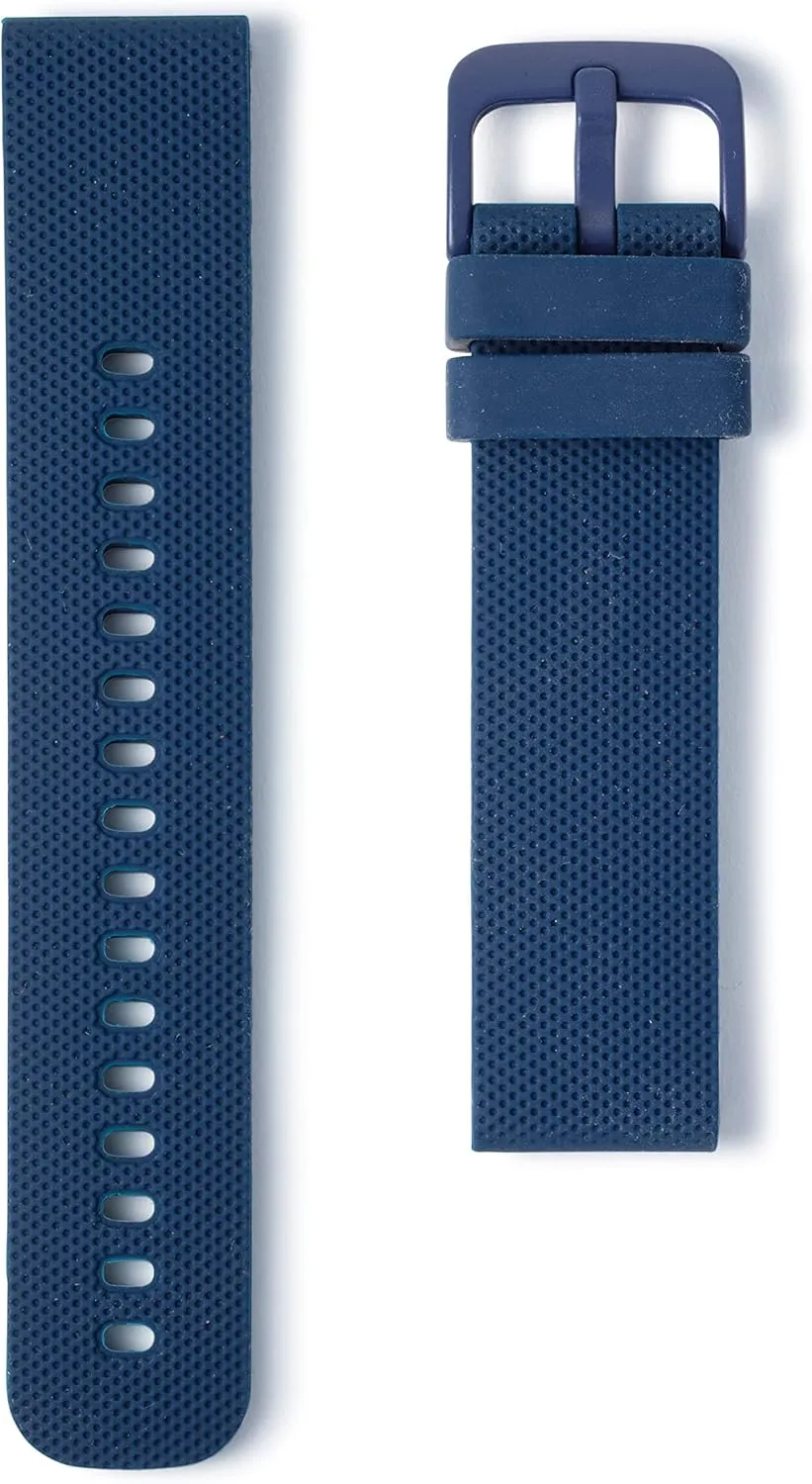 Wristology Easy Change Silicone Replacement Soft Rubber Watch Band - Interchangeable Quick Release Strap for Men Women - Choose Color and Width - 16mm,18mm, 20mm, 22mm Sbands