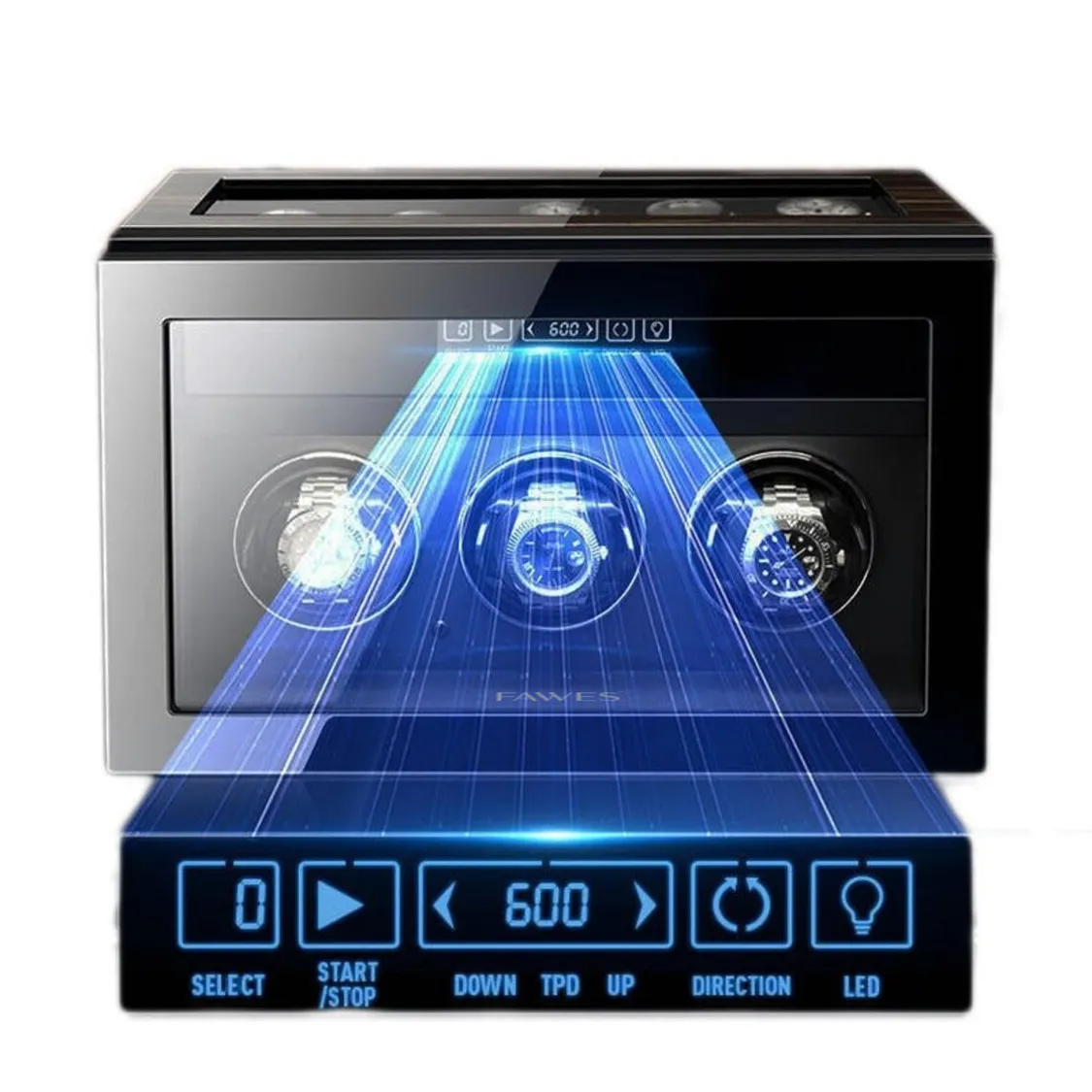 X62 - 9 Epitope  Automatic Watch Winder with 5 Watch Storage