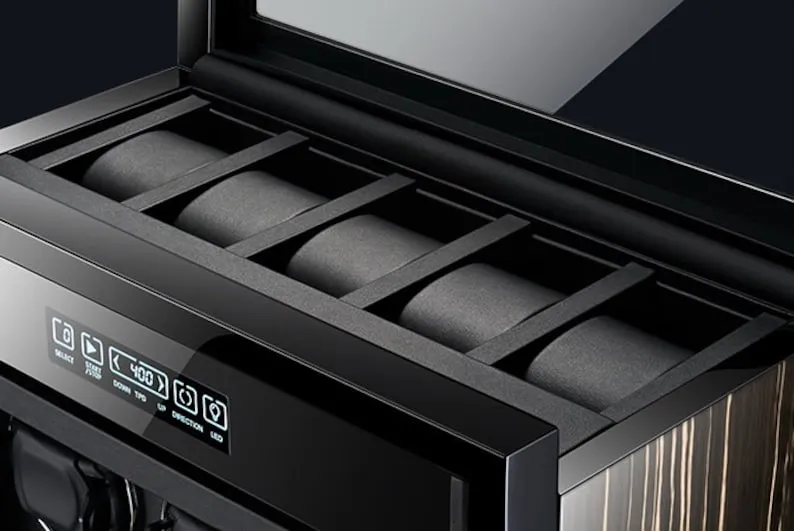 X62 - 9 Epitope  Automatic Watch Winder with 5 Watch Storage