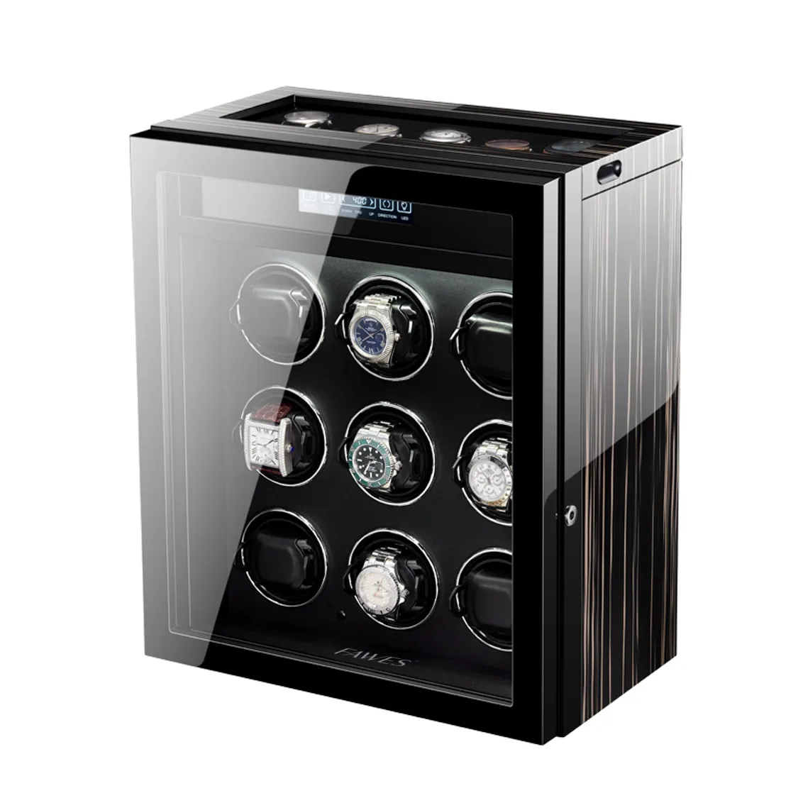 X62 - 9 Epitope  Automatic Watch Winder with 5 Watch Storage