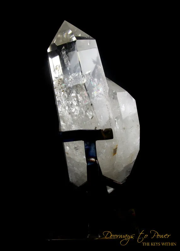 XL Clear Quartz Crystal GUARDIAN Skull Powerful Protector x Defender